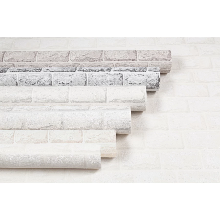 Обои виниловые Palitra Home Block HomeColor серые HC31195-41 1,06х10,05 м