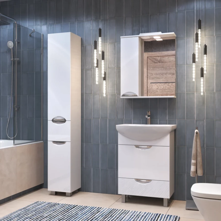 Зеркало шкаф Vigo Callao 600 навесной с зеркалом левый z.CAL.60.L 60x70 см