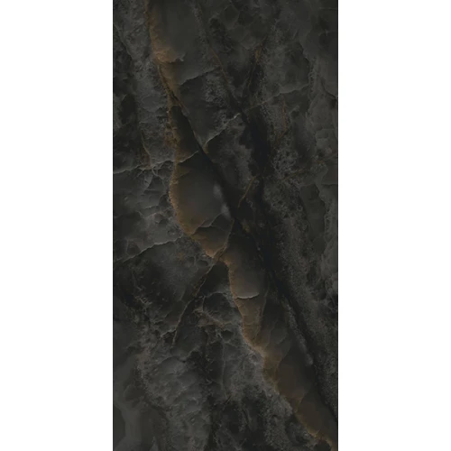 Керамогранит Ascale Onice Black Bookmatch A soft matt 320х160х0,6 см