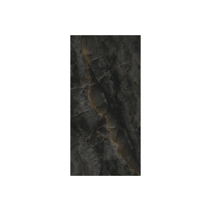 Керамогранит Ascale Onice Black Bookmatch A soft matt 320х160х0,6 см