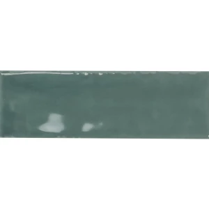 Керамогранит Monopole Artisan Turquoise 002590 глянцевый бирюзовый 15x5 см