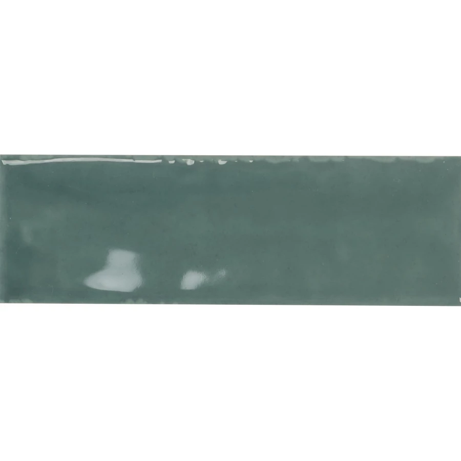 Керамогранит Monopole Artisan Turquoise 002590 глянцевый бирюзовый 15x5 см