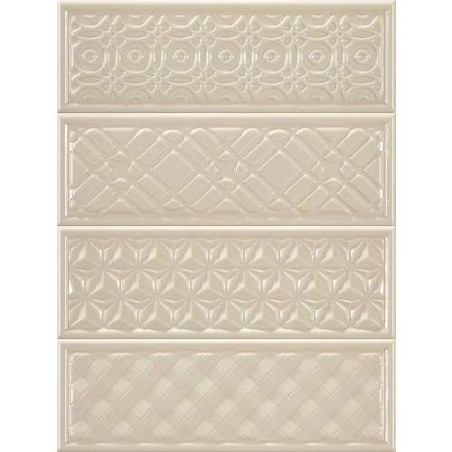 Декор Heralgi Garden Dec Geometry Crema HRL000017 30х10 см