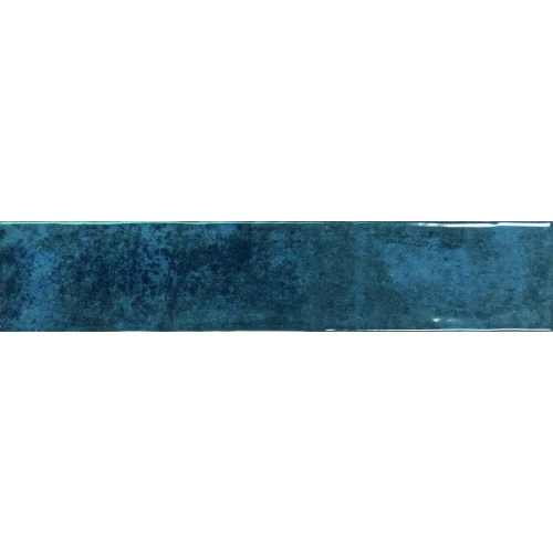 Плитка настенная Monopole San Remo Sapphire глянцевая сапфировая 25x5 см