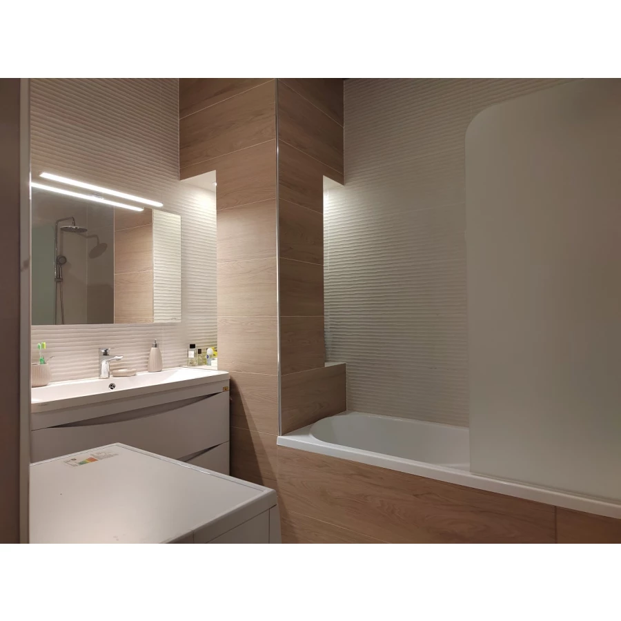 Плитка настенная Argenta Light Stone Beige NEW 90х30 см