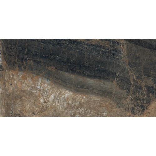 Керамогранит Laparet Lunar Marron матовый+гл.чернила коричневый 160х80 см