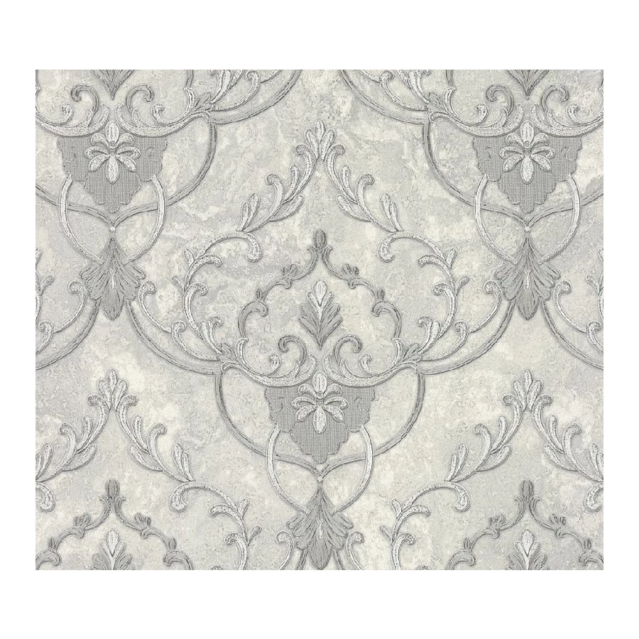 Обои флизелиновые Аспект Deluxe Рафаэль белые 70427-14 1,06х10,05 м