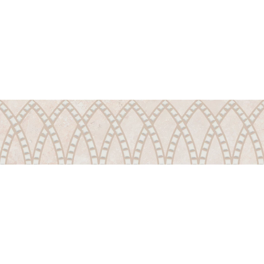 Бордюр Kerama Marazzi Литос обрезной матовый бежевый светлый KMB3STA021BR 30x7,2 см
