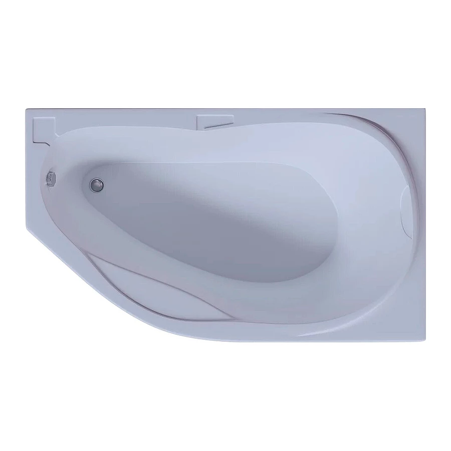 Акриловая ванна Акватек Таурус правая с фронтальным экраном TAR170-0000129 170x100 см