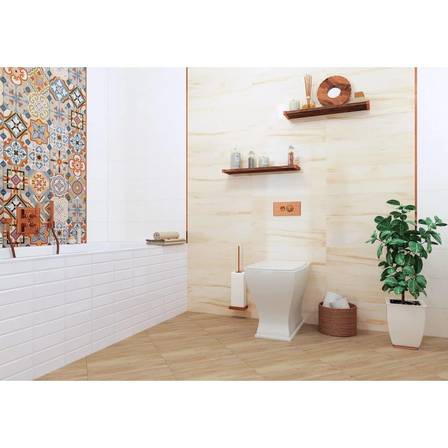 Плитка настенная AltaCera Sanders Maple 16 шт в уп 57,6 м в пал WT11SND08 60х20х0,75 см