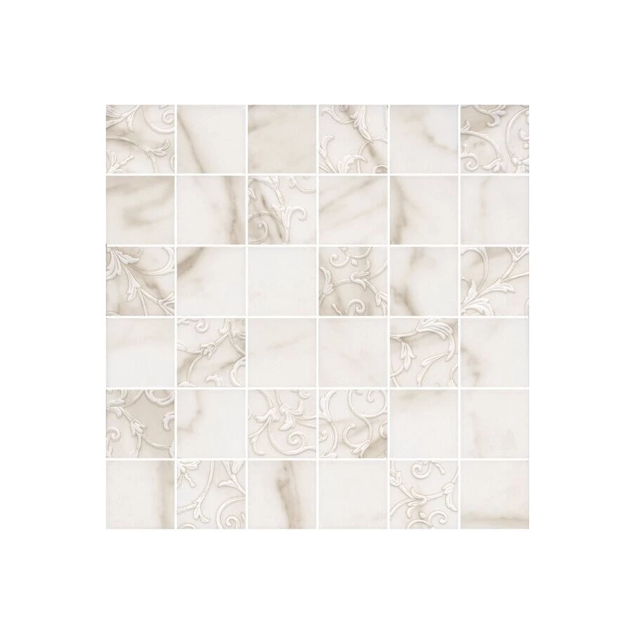 Плитка настенная Kerama Marazzi Карелли Декор мозаичный глянцевый бежевый MM11197 30x30 см