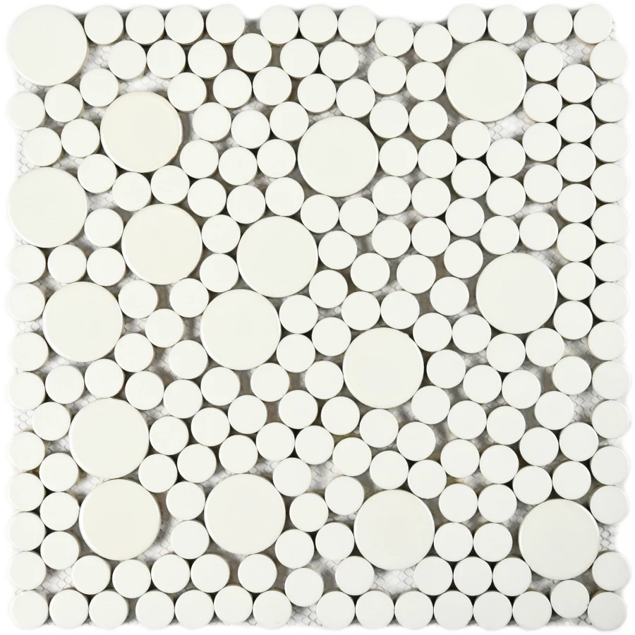 Мозаика Bonaparte Керамическая мозаика Joy 40х19 белый 30х30 см