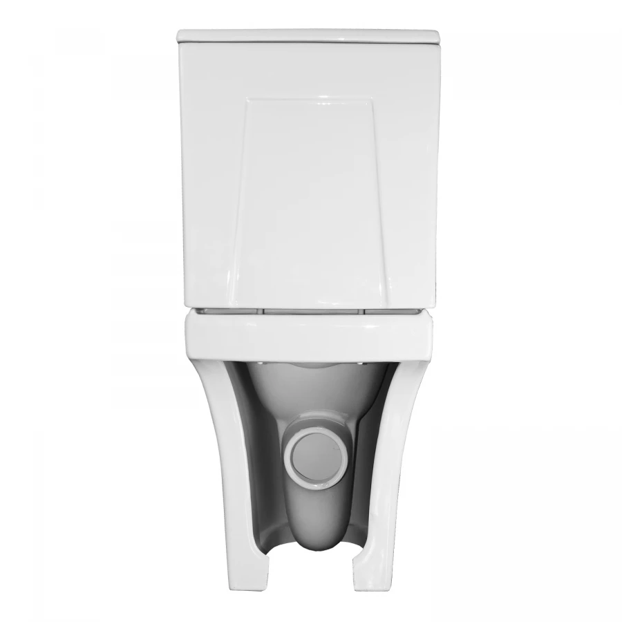 Унитаз-компакт Azario Frento безободковый в комплекте с бачком и сиденьем микролифт AZ-2311 34x65х77 см