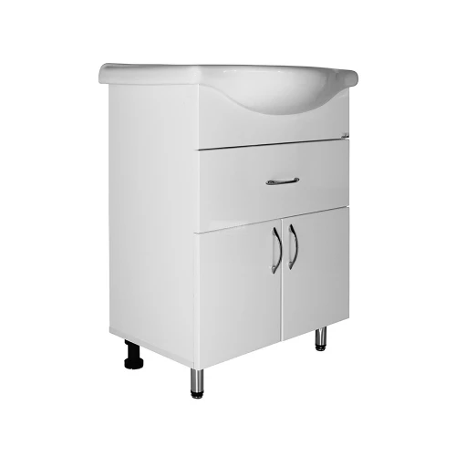 Тумба для ванной MixLine "Мистраль-60" под умывальник Элеганс-60 ПВХ