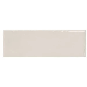 Керамогранит Monopole Artisan Cotton 002591 глянцевый белый 15x5 см