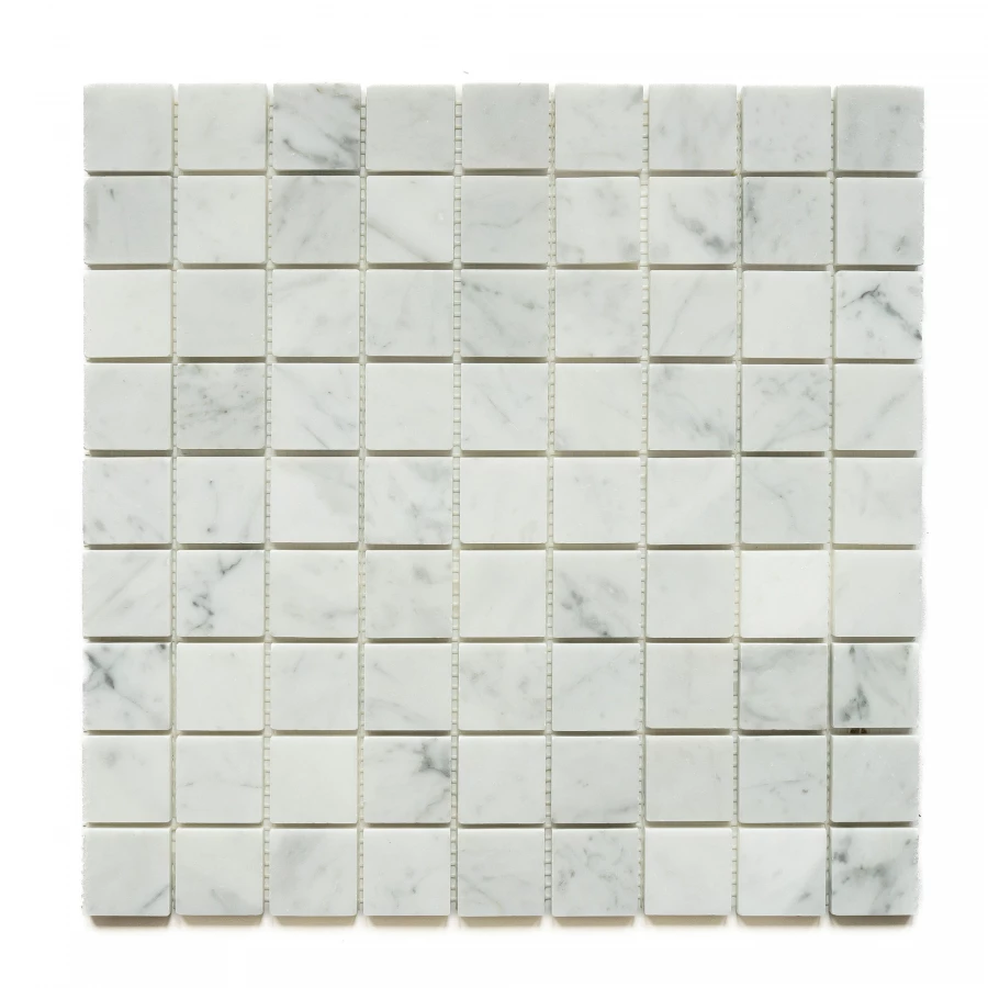 Мозаика Orro Mosaic Стоне Бьянко Каррара 30х30 полированная белая 30,5х30,5 см