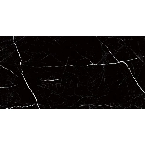 Керамогранит Staro Palacio Nero marquina high gloss 120х60 см