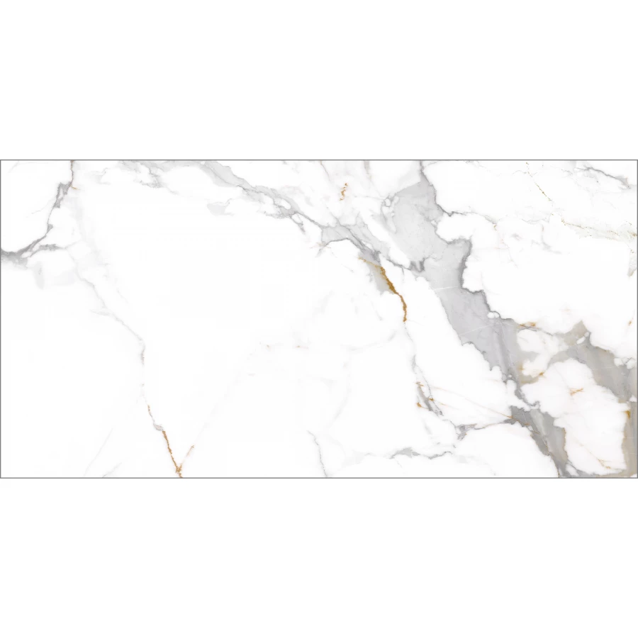Керамогранит Global Tile Calacatta Imperial Белый GT40806103MR 80х40 см