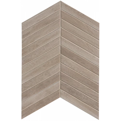 Керамогранит Fap Ceramiche Roots Taupe Chevron Matt R9 fQNR 45х7,5 см
