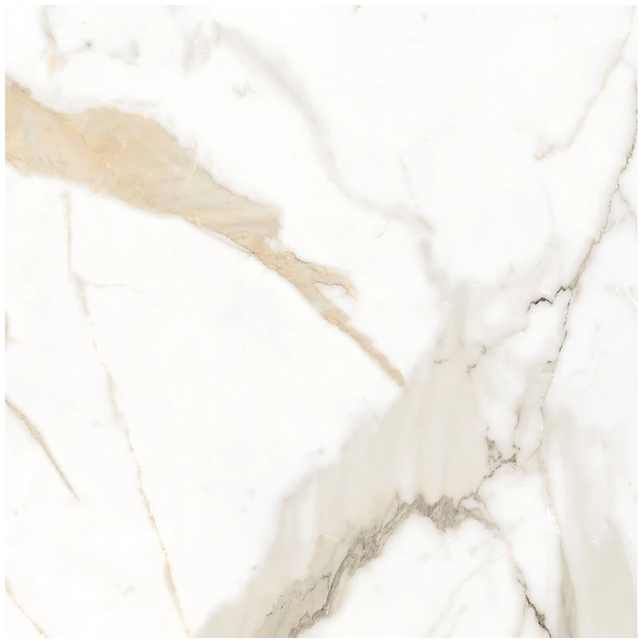 Керамогранит Ceradim Calacatta Superior Полированный белый 60х60 см