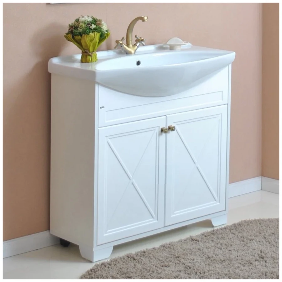 Мебельный умывальник Sanita Лагуна 65 LGN65SAWB01 65x50.5 см