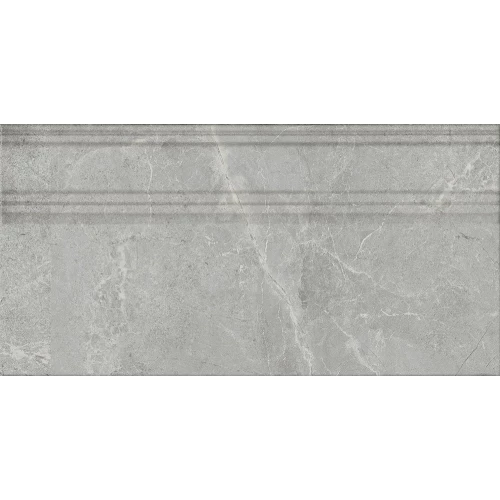 Плинтус Kerama Marazzi Риальто обрезной глянцевый дымчатый FME026R 40x20 см