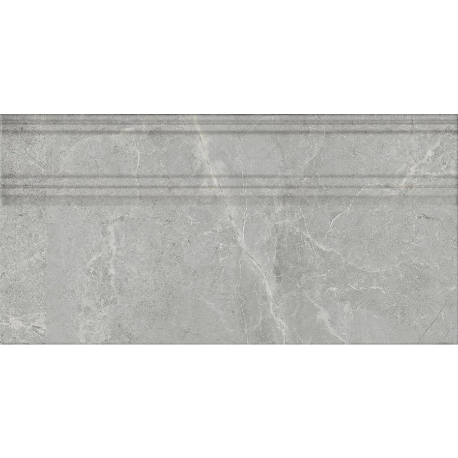 Плинтус Kerama Marazzi Риальто обрезной глянцевый дымчатый FME026R 40x20 см
