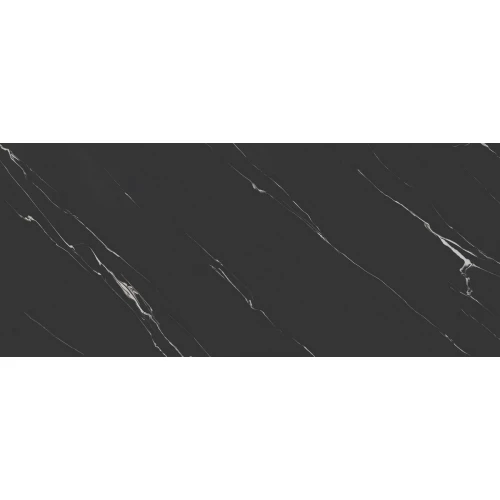 Керамогранит STN Ceramica Xlim Kervin Black Polished глянцевый черный N30154 280х120 см
