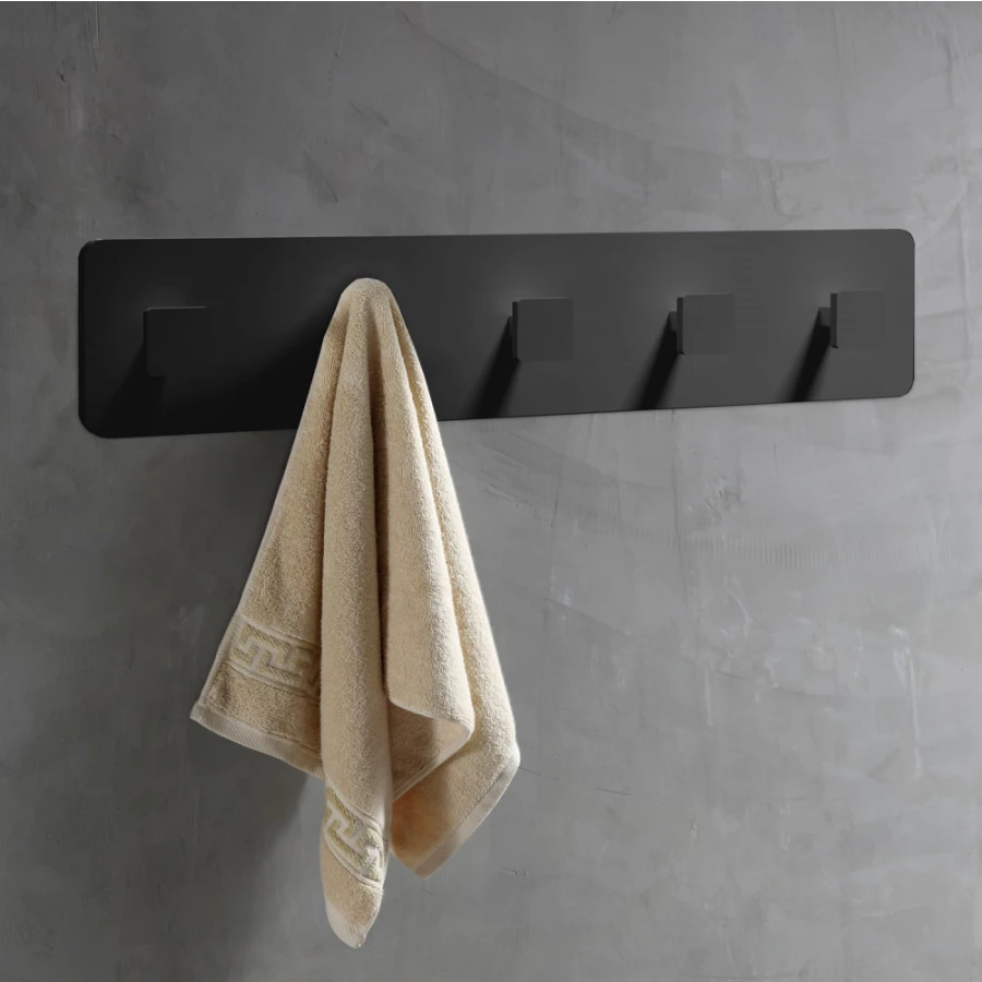 Bешалка Abber Stein черная матовая AS1650MB 45х4,2 см