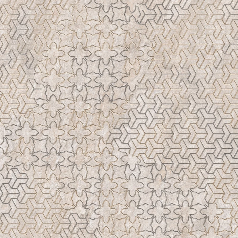 Керамогранит Vitra Quarstone Декор Пэчворк R10B 7Рек K951843R0001VTE0 60х60 см