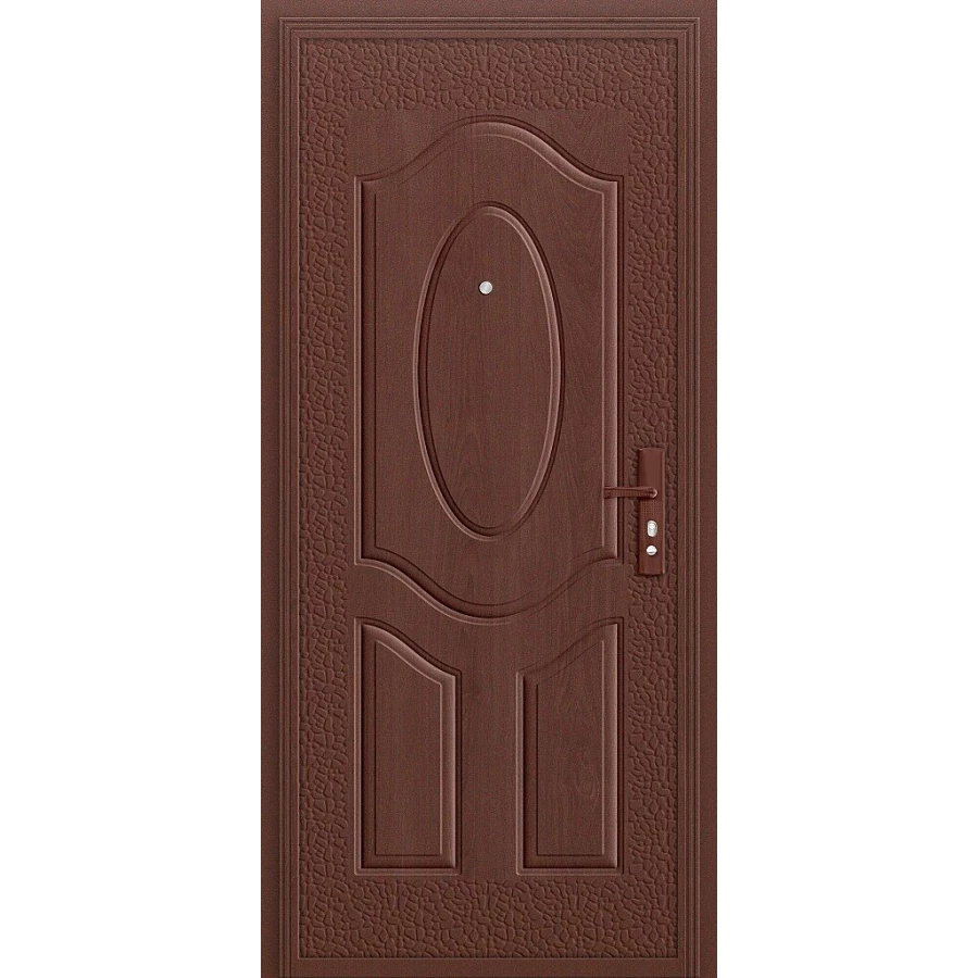 Входная дверь Bravo Е40М-1-40 205x86 Молотковая эмаль/Молотковая эмаль правое открывание