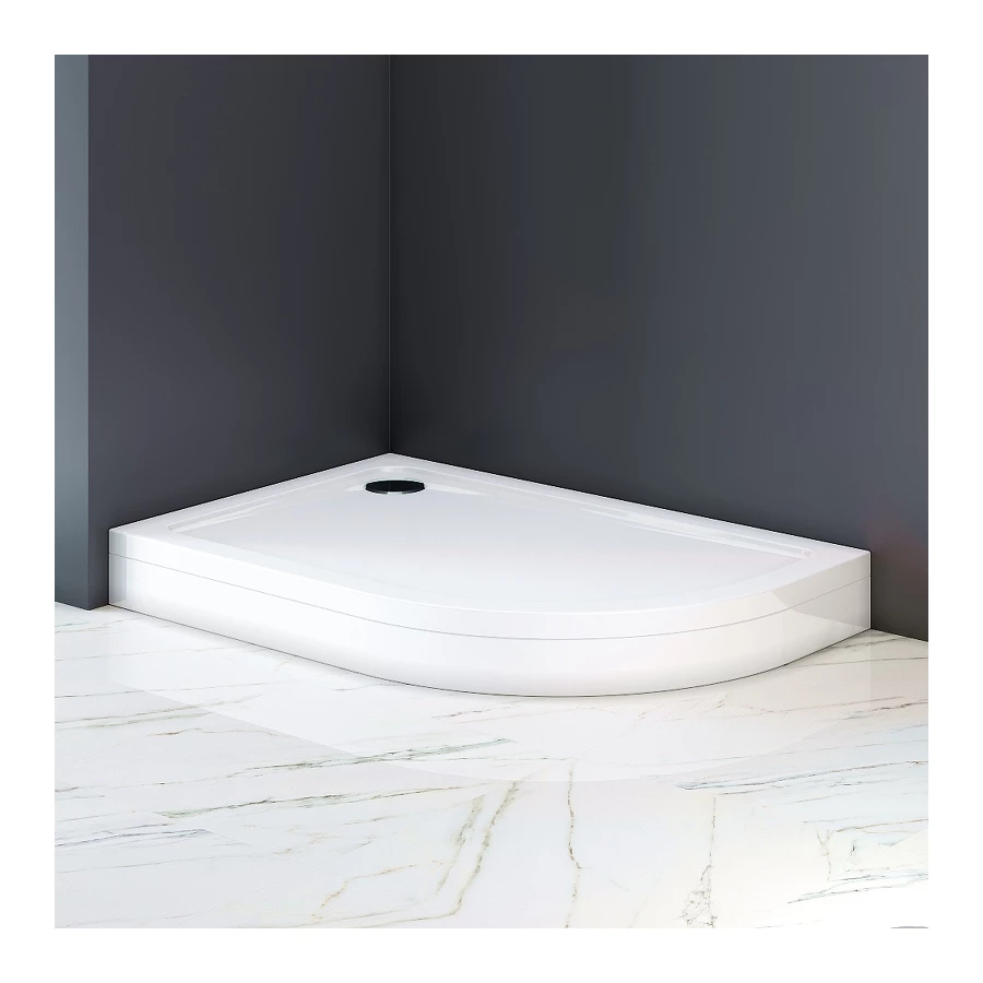 Поддон душевой Am Pm Like левосторонний W83T-302L120W 120х80 см