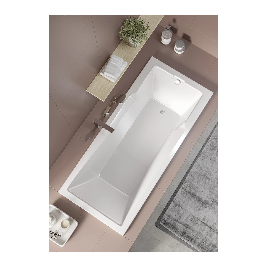 Акриловая ванна Creto Regia 12-18080 180х80 см