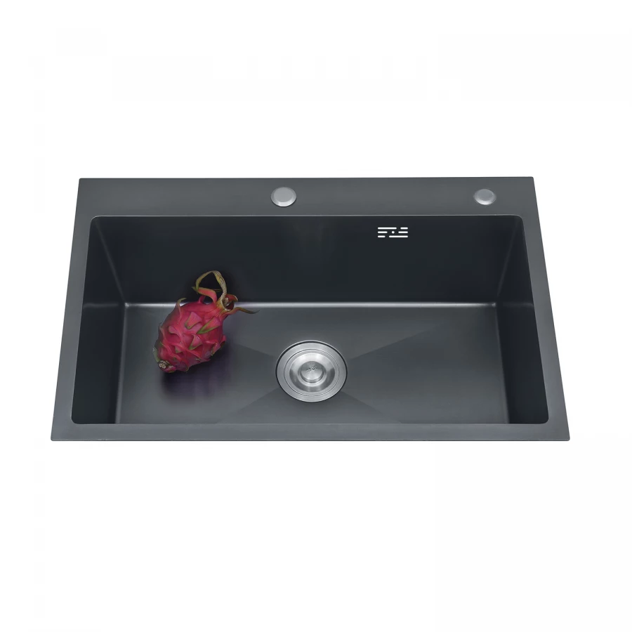 Кухонная мойка Azario Sabrina нержавеющая сталь цвет оружейная сталь AZB6050S 60х50х20 см