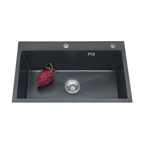 Кухонная мойка Azario Sabrina нержавеющая сталь цвет оружейная сталь AZB6050S 60х50х20 см