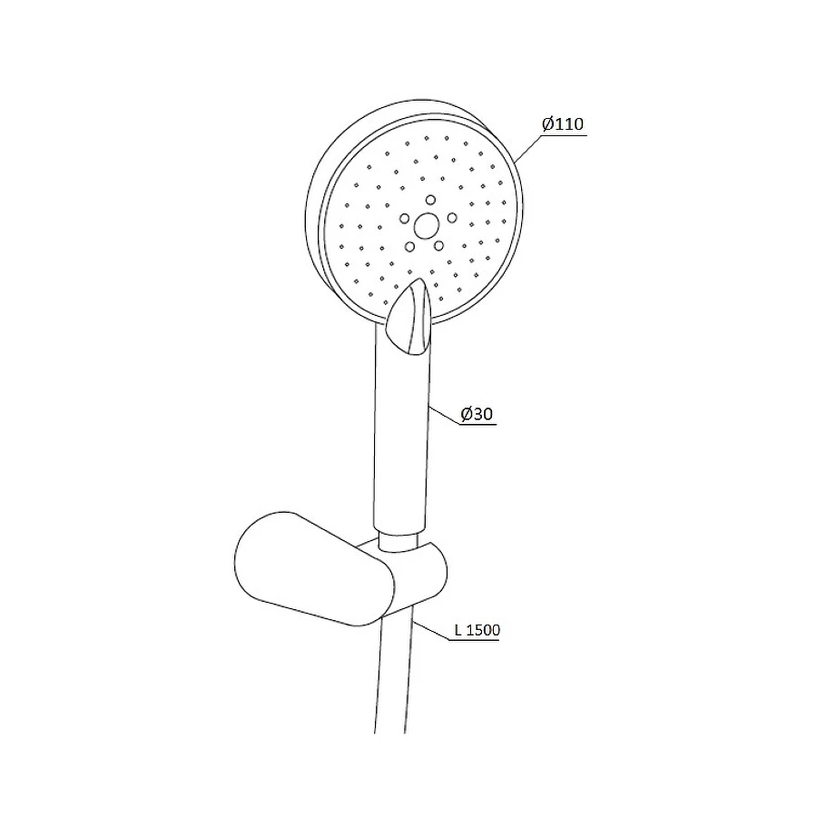Душевой комплект Damixa Origin One 918110000