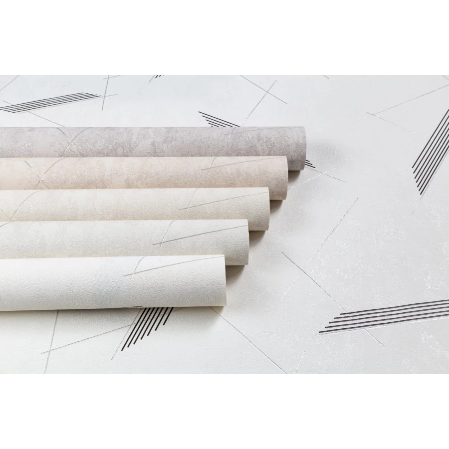 Обои флизелиновые Palitra Life Cross серые PL72518-14 1,06х10,05 м