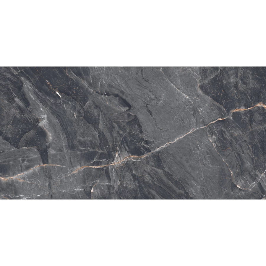 Керамогранит Laparet Jerico Nero карвинг матовый чёрный 120х60 см