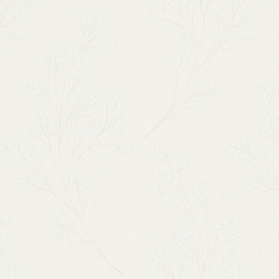 Обои флизелиновые Grandeco Anita белые A81901 1,06х10,05 м