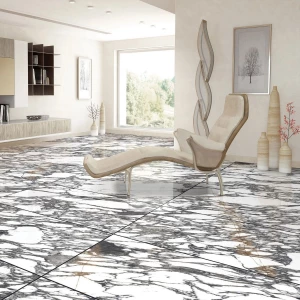 Керамогранит Neodom Sale Marvel Grey Polished глянцевая бело-серая CV20217 120х60 см