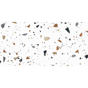 Керамогранит Laparet Terazzo Bianco карвинг матовый цветной 120х60 см