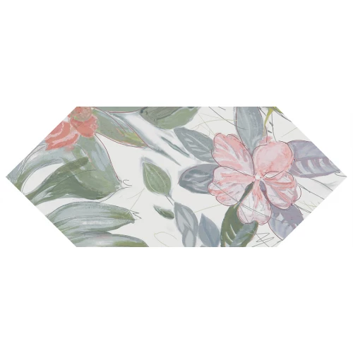 Декор глянцевый Kerama Marazzi Фурнаш многоцветный 14х34 см