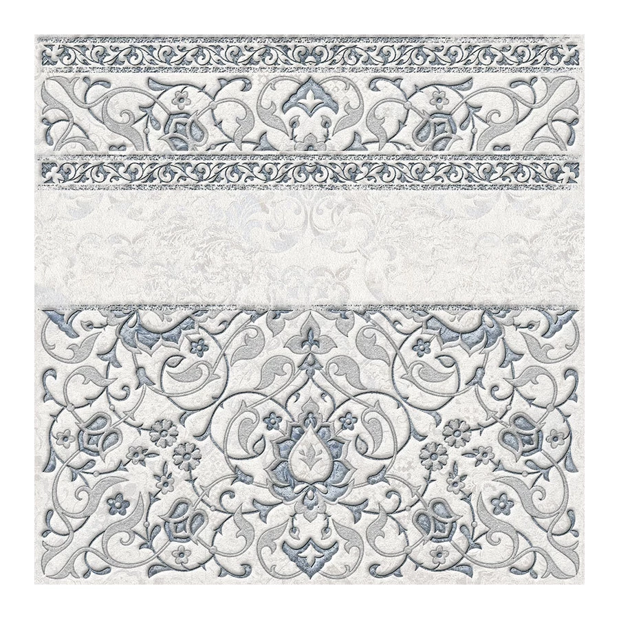 Декор Alma Ceramica Deloni серый 60*60 см