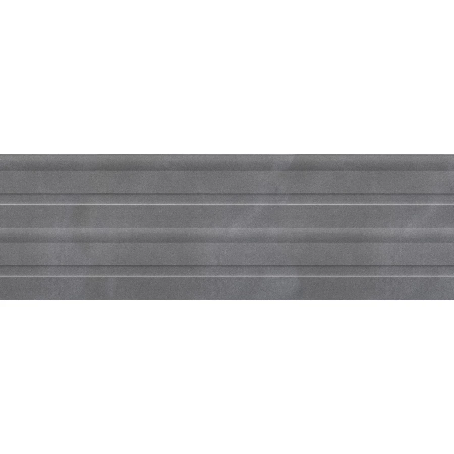 Плитка настенная Eurotile Ceramica Континуум Грэй рельефная матовая серая 874 100x32,5 см
