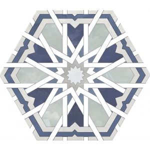 Керамогранит Monopole Radiant Blue 24x20 см