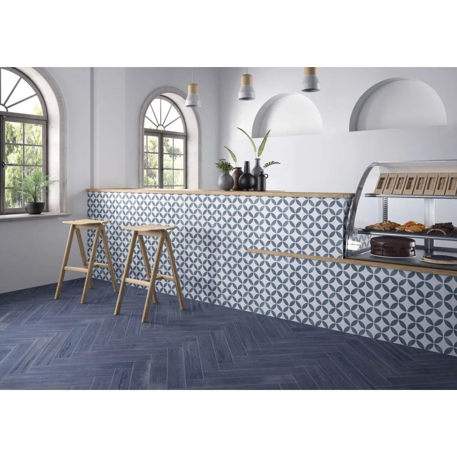 Керамогранит Harmony Peronda Havana White Petals R10 матовый серый 3386037274 22,3x22,3 см