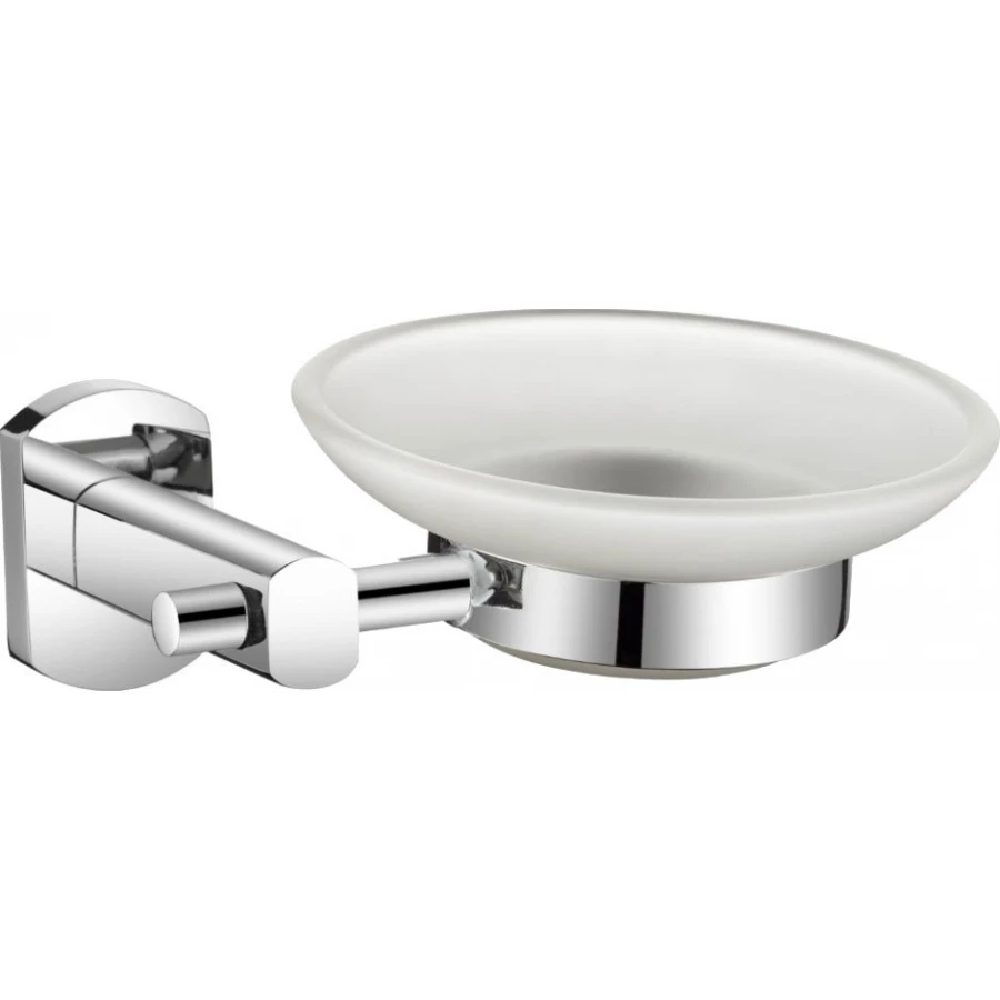 Мыльница настенная Milardo Neva матовое стекло NEVSMG0M42 12,2х5,2 см