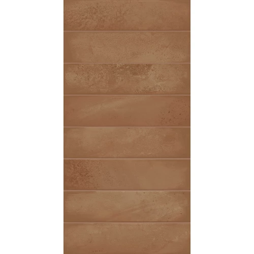 Плитка настенная Azori Bricks Terracota глянцевая терракотовая 1,79 м2 00-00003248 63х31,5 см