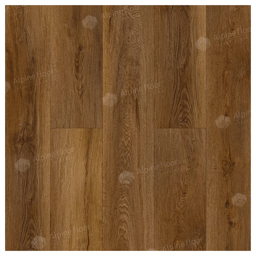 Каменно-полимерная плитка Alpine Floor Eclipse Super Matt Ноктюрн коричневая ЕСО 21-24 43 класс 4 мм