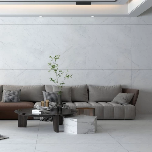 Керамогранит Neodom Sale Carrara Antique Satin матовый белый N20559 120х60 см